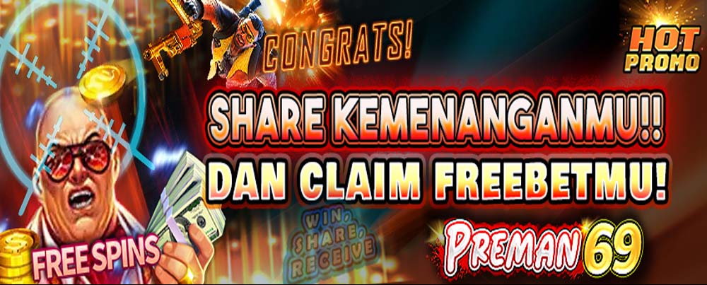 FREEBET SHARE KEMENANGAN!!!